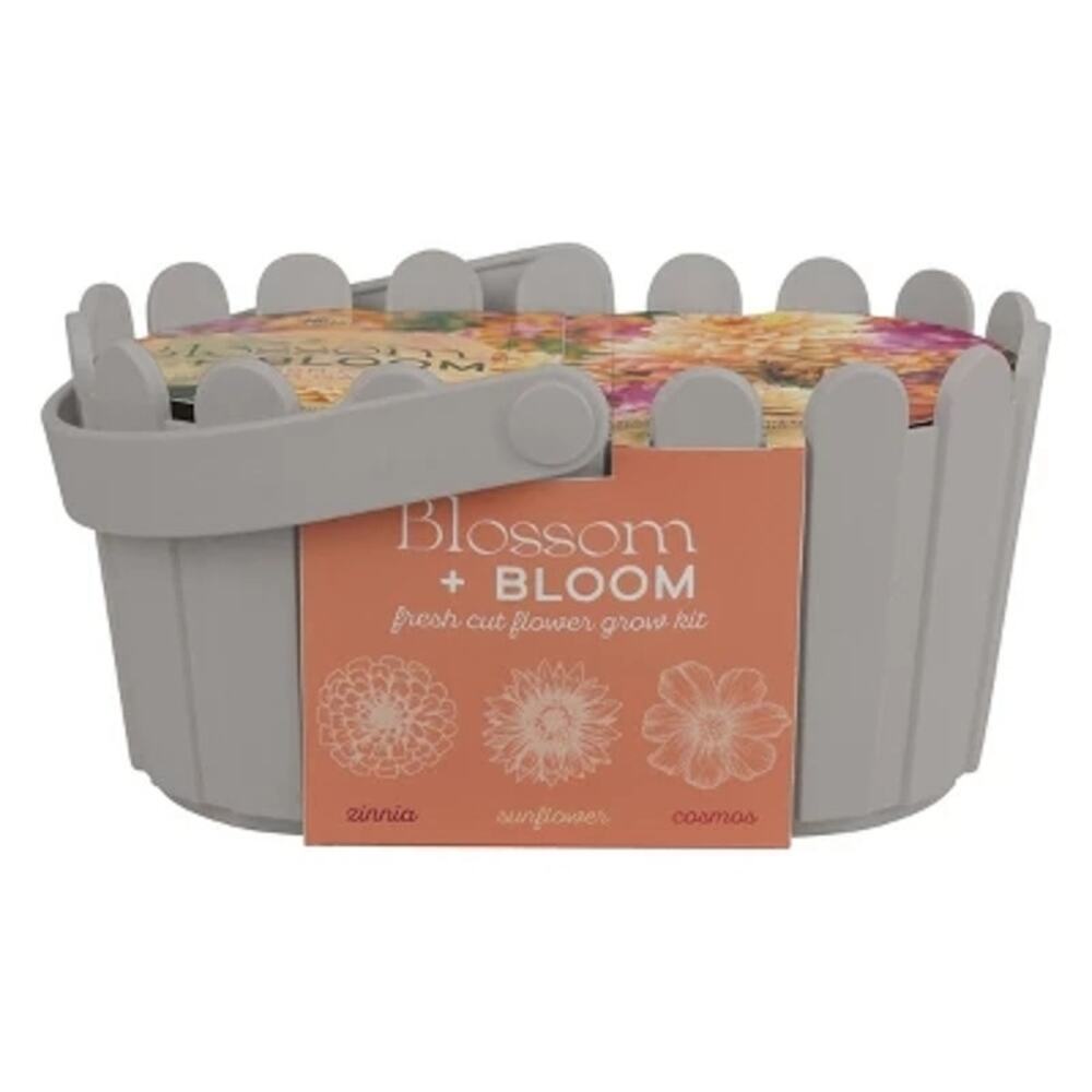 Buzzy Seeds Blossom and Bloom Fresh Cut Flower Garden Seed Kit